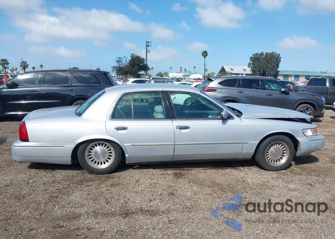 1999 Mercury Grand Marquis Ls z USA, uszkodzony, nr VIN 2MEFM75W9XX606542